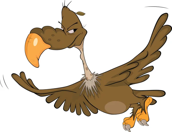 Condor américain. Caricature — Image vectorielle