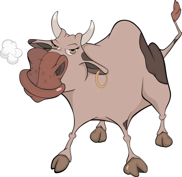雄牛の動物 — ストックベクタ