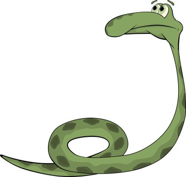 Snake. Cartoon clipart