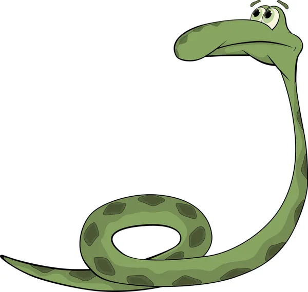 蛇。卡通 — 图库矢量图片