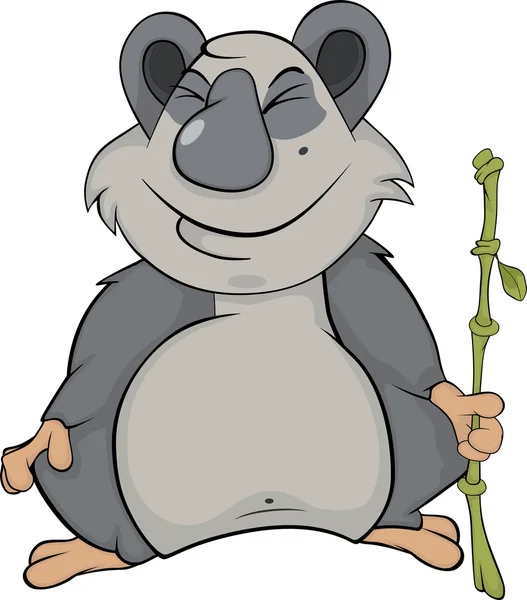 Ours. Panda ! Caricature — Image vectorielle