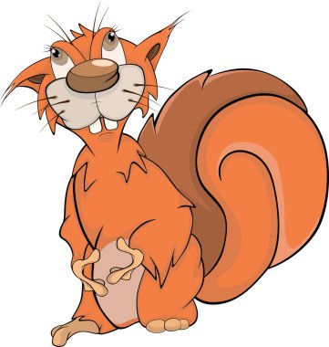 The squirrel clipart