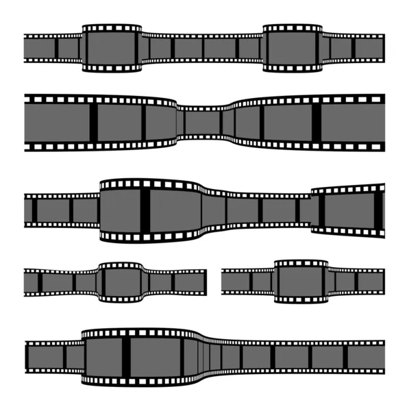 Film strip banners — Stockvector