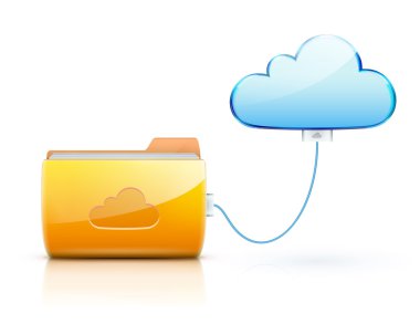 Cloud computing concept clipart