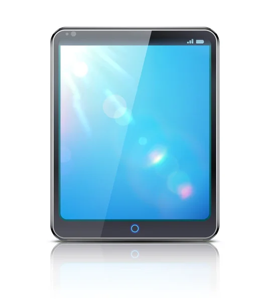 Elegantní počítač tablet pc — Stock fotografie