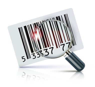 Barcode sticker clipart