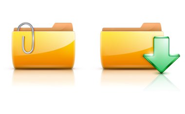 Folder icons clipart