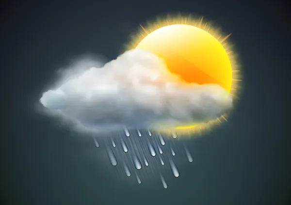 Icône météo — Image vectorielle