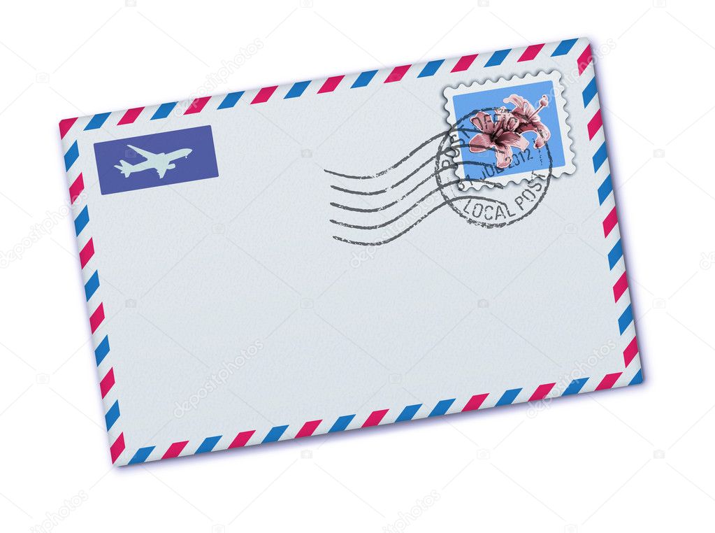 Airmail Envelope Stock Vector C Ladyann