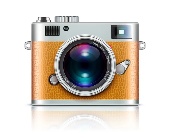 Caméra de style rétro — Image vectorielle