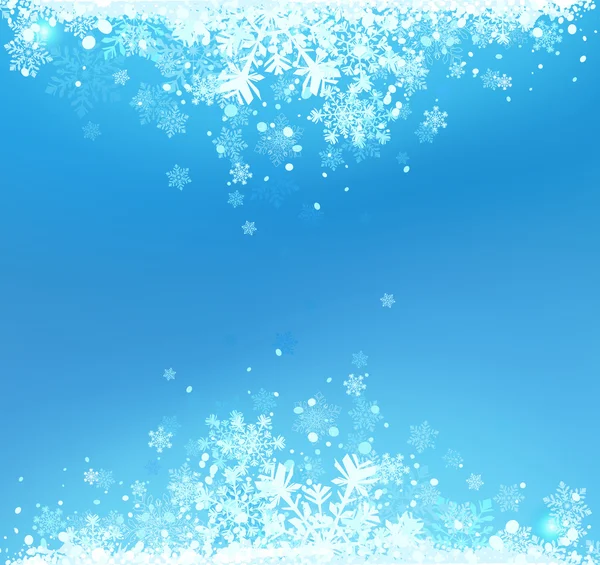 Winter abstract background — Stock Vector