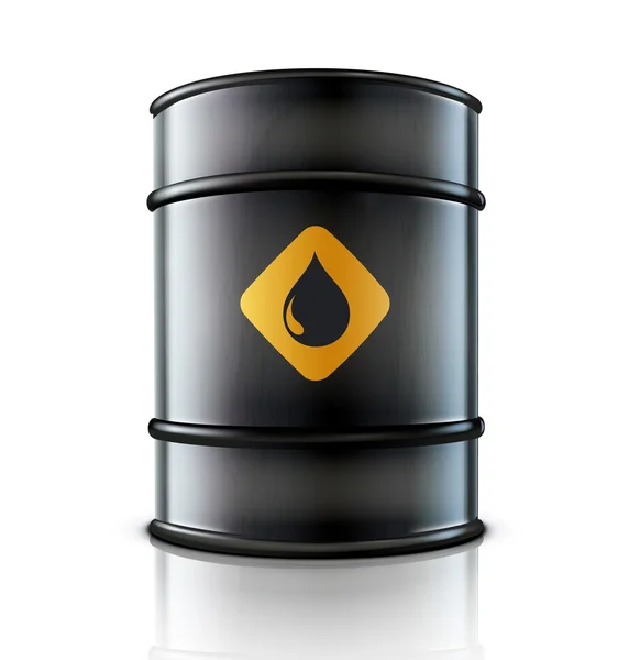 Barril de óleo de metal — Fotografia de Stock