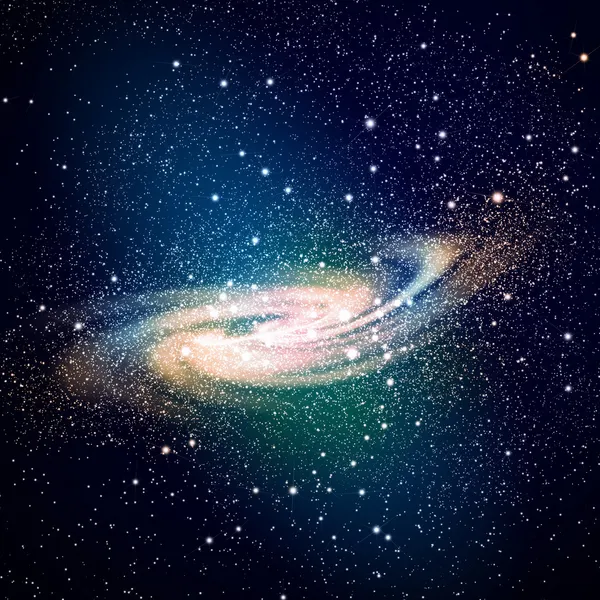 空间银河映像 — 图库照片