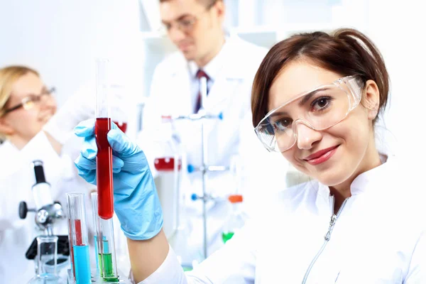 A tudósok a laboratóriumi — Stock Fotó