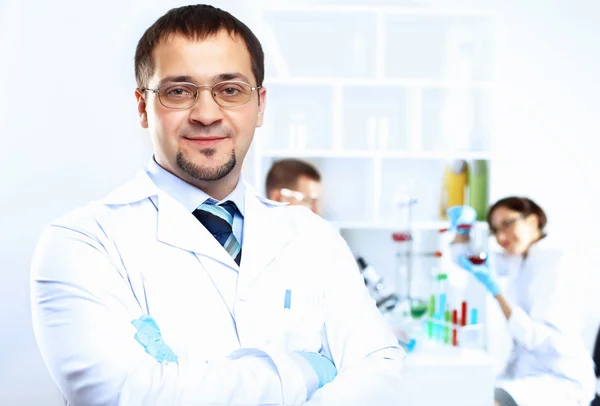 Scientists in laboratory Stock Picture