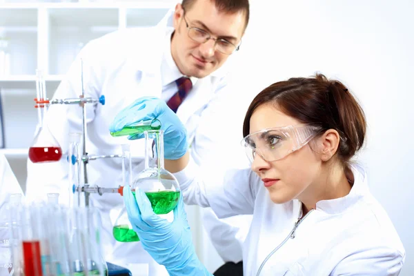 Scientists in laboratory Royalty Free Stock Images