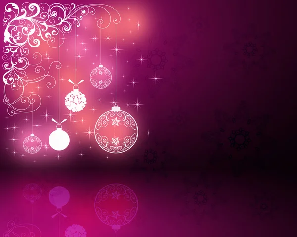 カラフルな背景のクリスマスと新年のテーマ — ストック写真