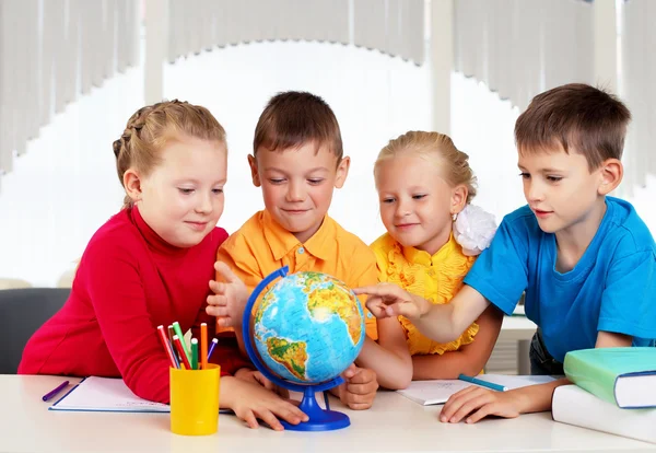 Group of pupils — Stock Photo, Image