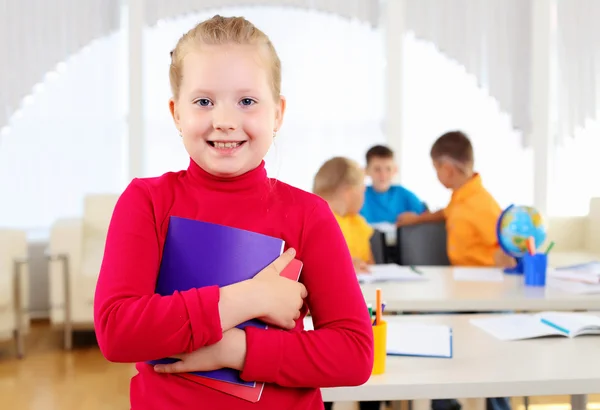 Portrait of a schoolgirl — Stock Photo, Image