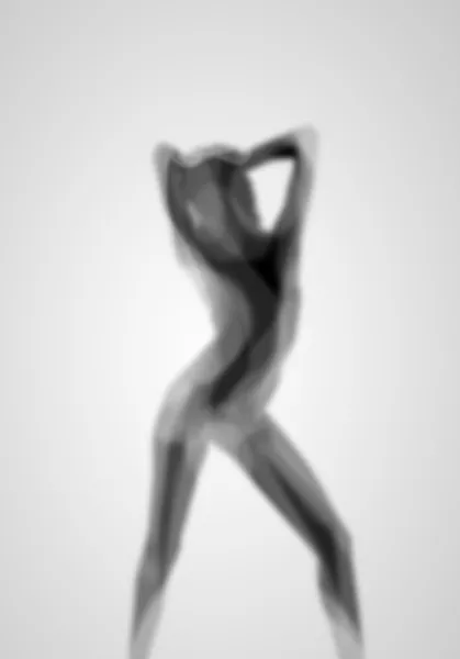 Vrouwelijk silhouet — Stockfoto