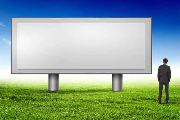 Prázdný billboard — Stock fotografie
