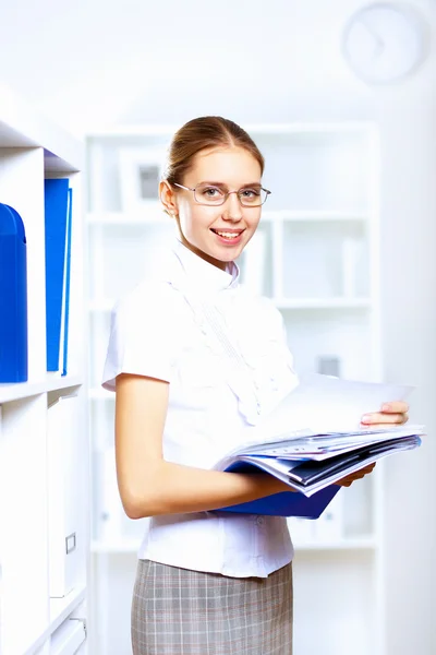 Business woman in office — Stock Photo, Image