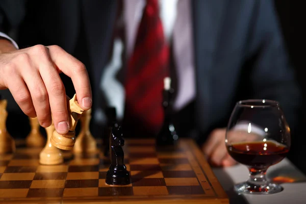 체스를 재생 하는 사업 — 스톡 사진