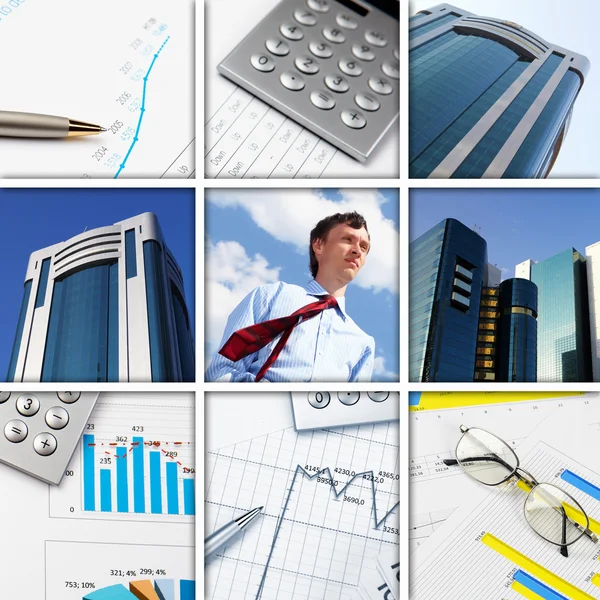 Financial and business charts and graphs — Stock Photo, Image