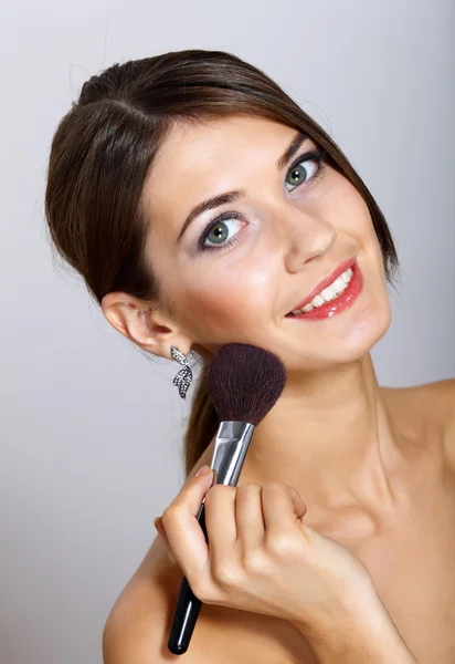 stock image Portrait of beautiful young woman