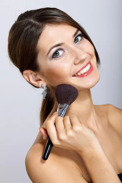 stock image Portrait of beautiful young woman