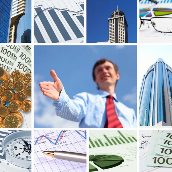 Pénzügyi és üzleti diagramok és grafikonok — Stock Fotó