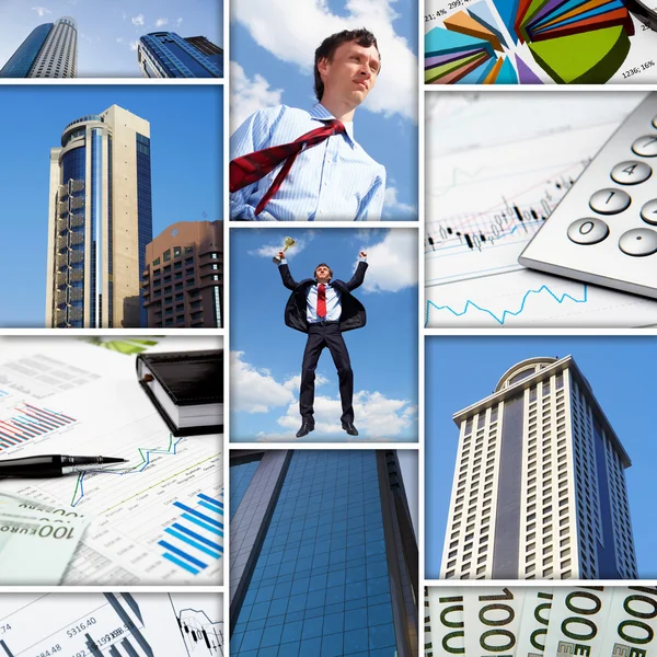Фінансові та бізнес діаграми та графіки — стокове фото