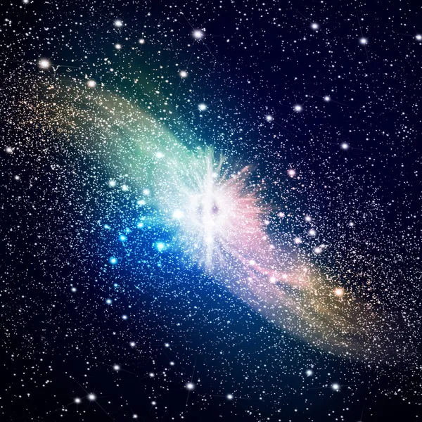 Imagen de galaxia espacial — Foto de Stock