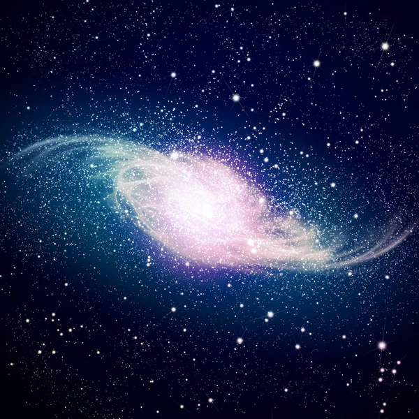 Изображение космической галактики — стоковое фото