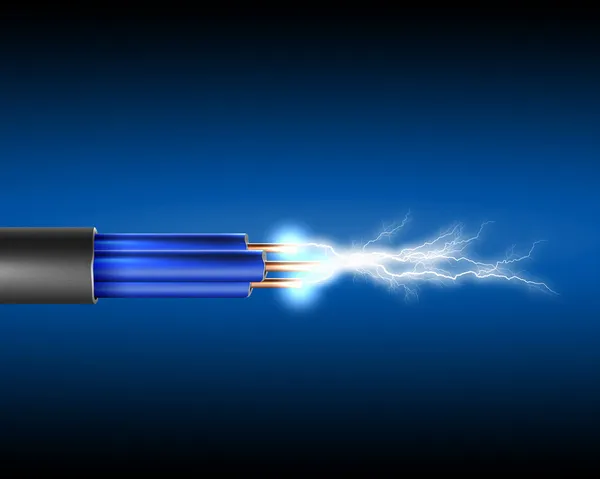 전기 sparkls 전기 코드 — 스톡 사진