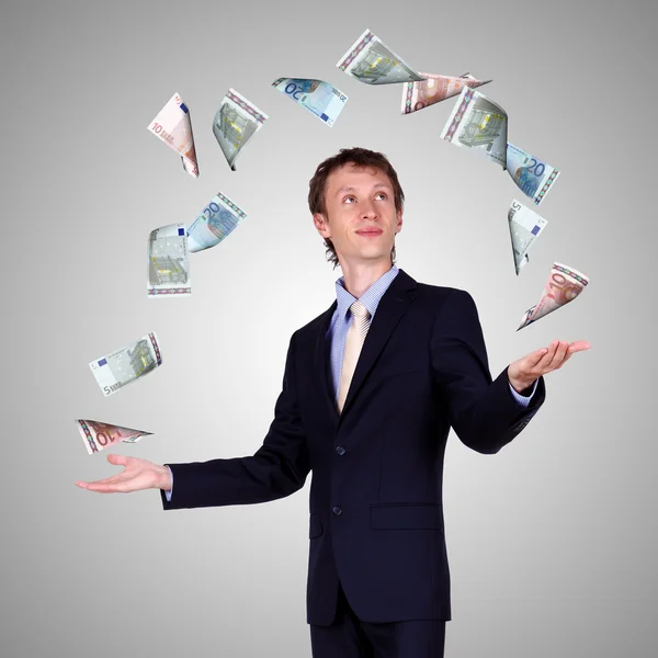 Collage sobre negocios y dinero tema —  Fotos de Stock