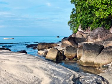 deniz manzara. Khao lak Plajı. Tayland.