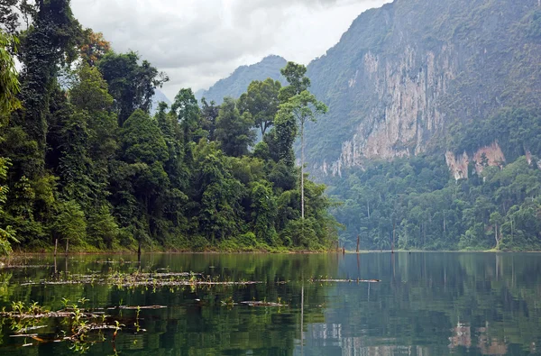 Cheow lan 湖。カオ ソック国立公園タイ. — ストック写真