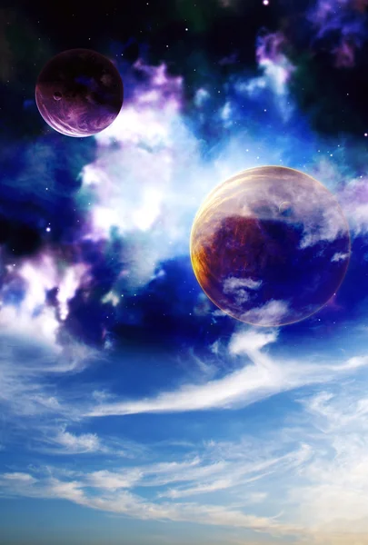 Космическое небо — стоковое фото