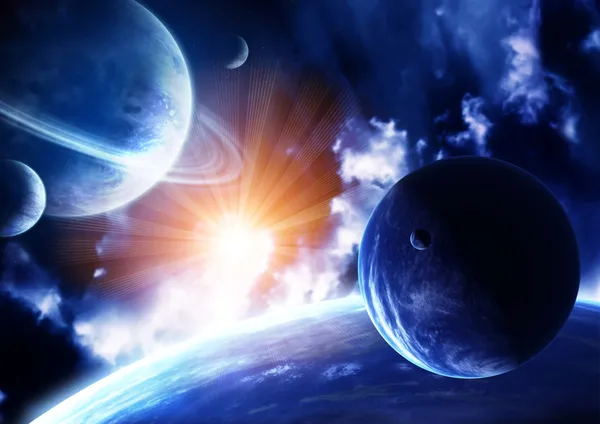 Space flare — Stock Photo, Image