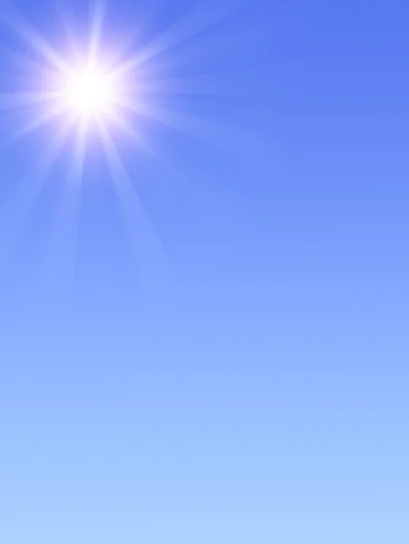 Яркое солнце — стоковое фото