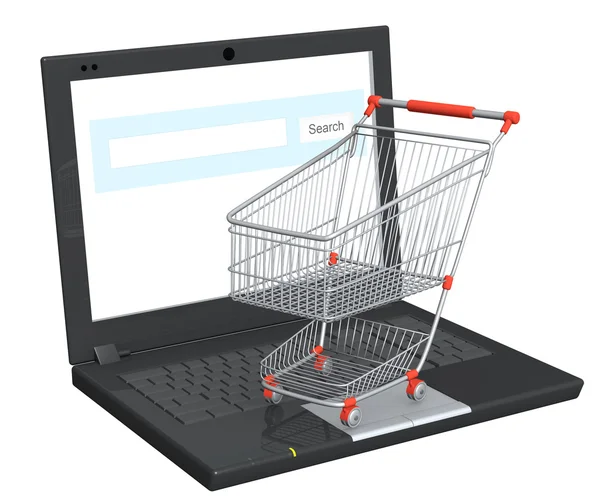 Virtual shopping — Stock Photo, Image