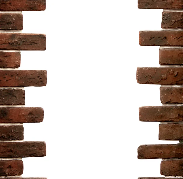 Frame of old bricks — Stock Photo, Image