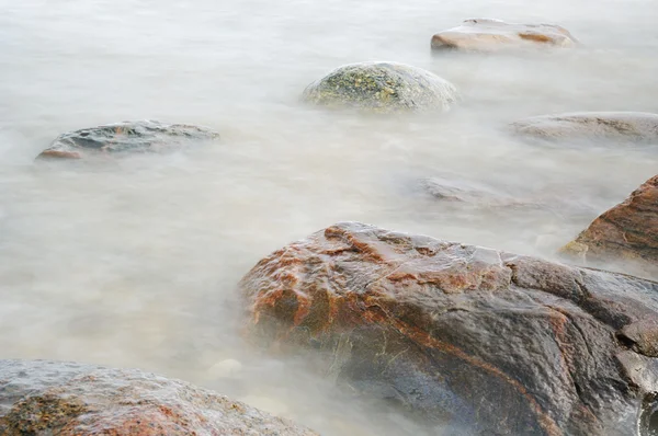 stock image Rocky shore line.