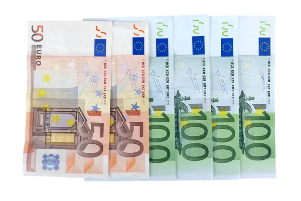 Yüz ve 50 euro. — Stok fotoğraf