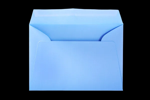 Grote blauwe envelop. — Stockfoto