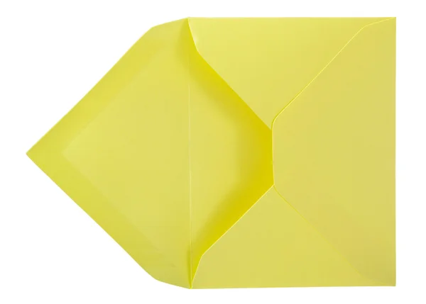 Envelope amarelo . — Fotografia de Stock