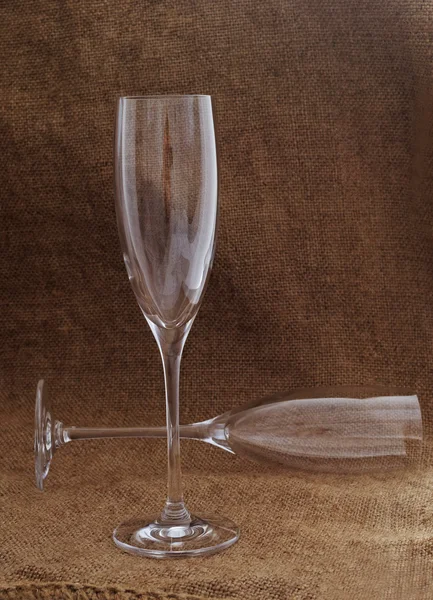 Empty wineglasses. — Stock Photo, Image