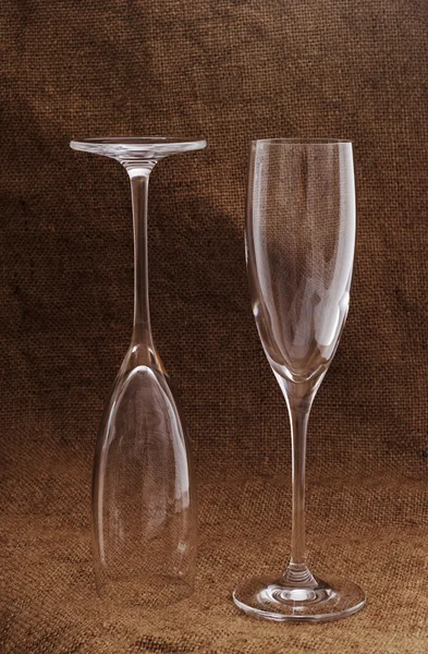 Two wineglasses. — Stock Photo, Image