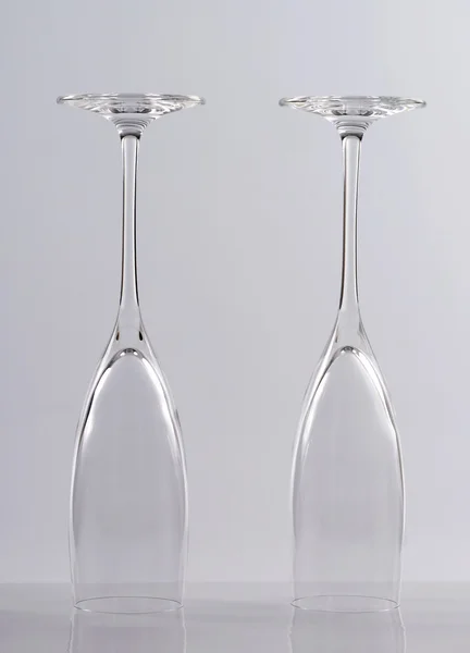 Two empty wineglasses. — Stock Photo, Image